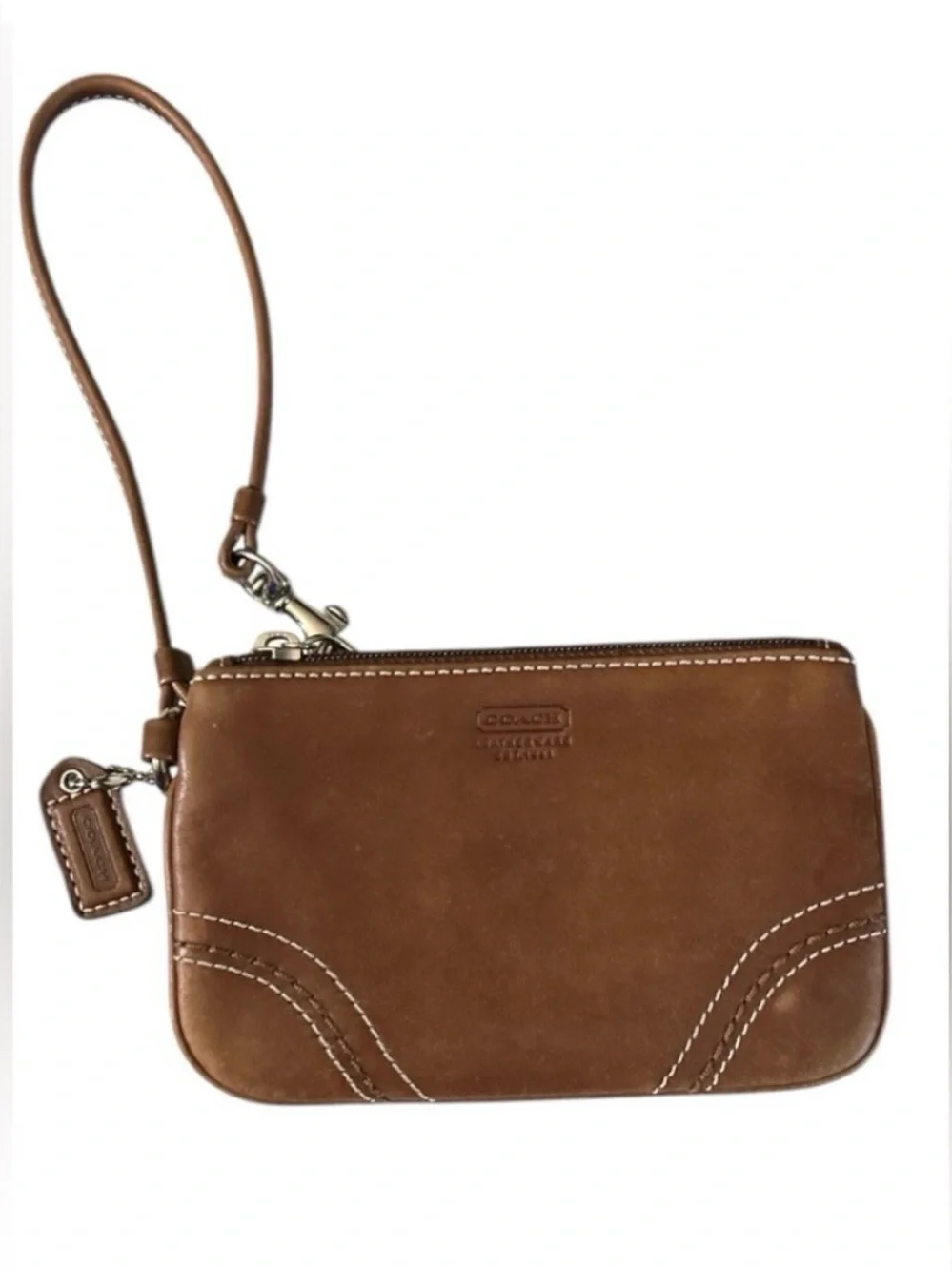 Coach leather wristlet